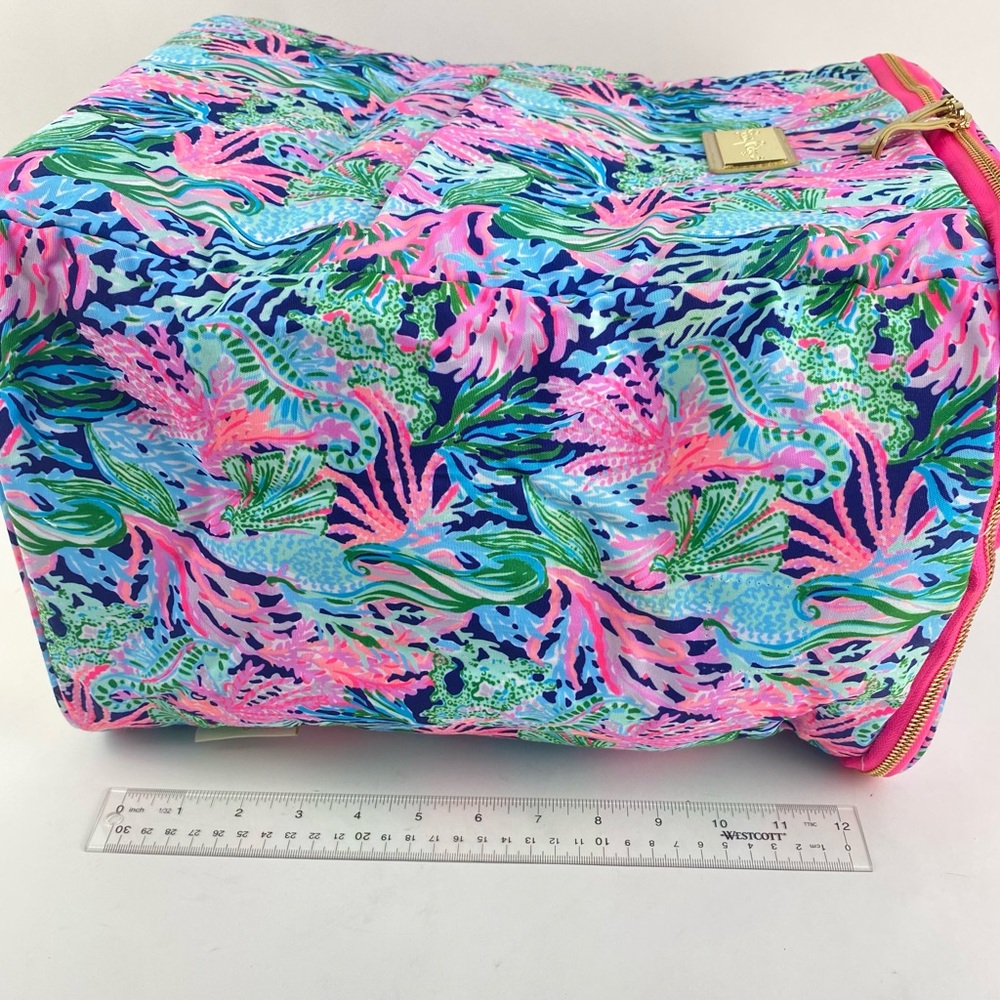 Lilly Pulitzer Mermaid Print Soft Side Wine Cooler - Picture 10 of 11